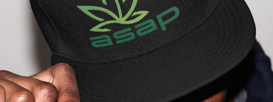 A cap made for targeted cannabis advertising solutions